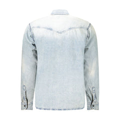 Hugo Boss Blauw Katoenen Overhemd