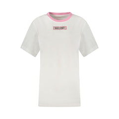 Guess Jeans Damen T-Shirt aus weißer Baumwolle