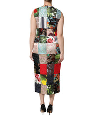 Dolce & Gabbana Mouwloze Patchwork Schedejurk in Meerkleurig