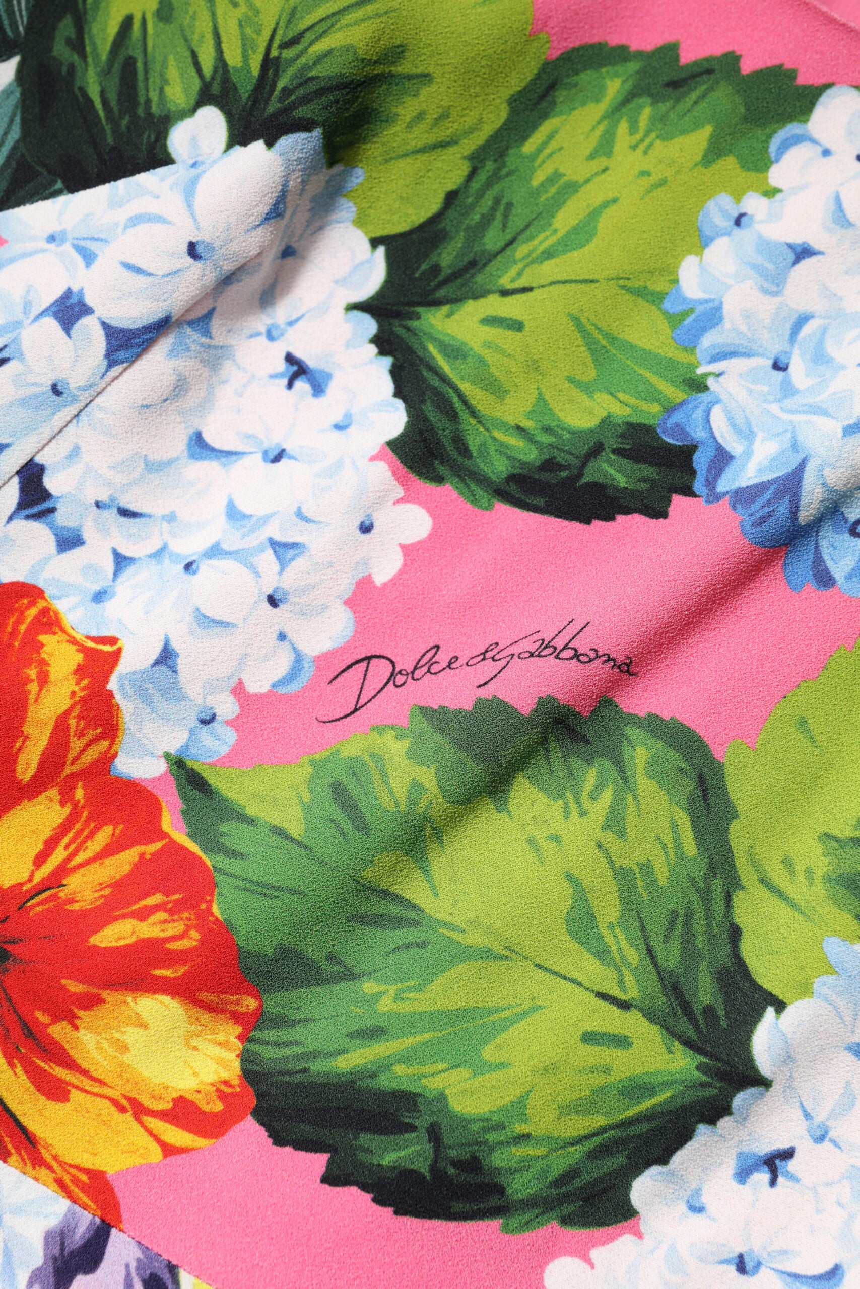 Dolce & Gabbana Ärmelloses Etuikleid mit mehrfarbigem Blumenmuster