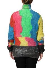 Dolce & Gabbana Meerkleurige Mohair Coltrui