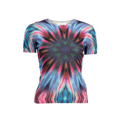 Desigual Blaues Viskose Damen T-Shirt