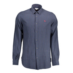 U.S. POLO ASSN. Blue Cotton Men's Shirt