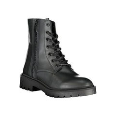 Calvin Klein Schwarze Damen-Stiefelette aus Polyurethan