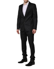 Dolce & Gabbana Dark Gray MARTINI 2 Pc Single Breasted Suit