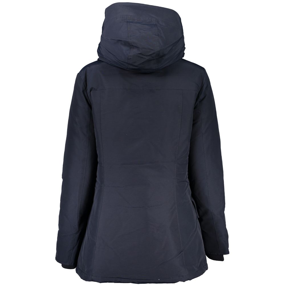 Woolrich Blaue Baumwolljacke für Damen