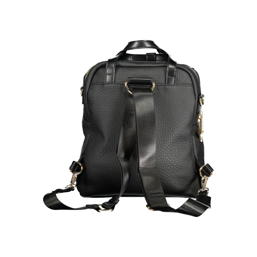Mario Valentino Black Polyethylene Women Backpack