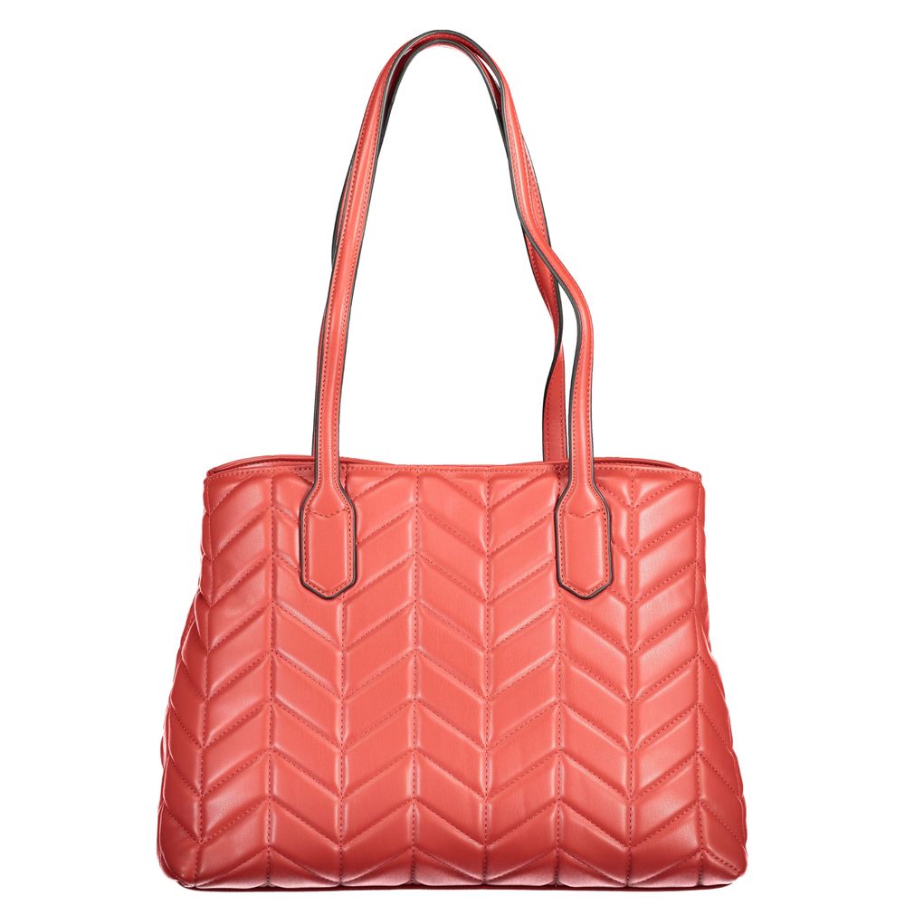 Mario Valentino Rosso Damenhandtasche aus Polyurethan
