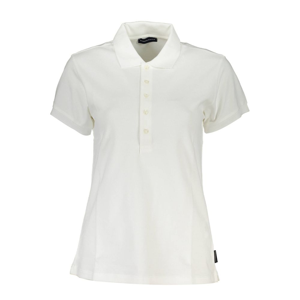 North Sails Weißes Baumwoll-Polohemd für Damen