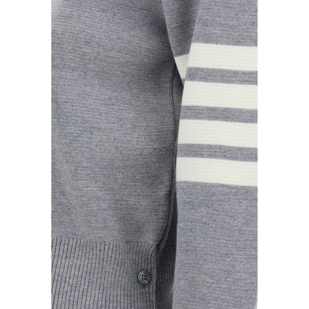 Thom Browne Grijze Wollen Oves Aries Sweatshirt