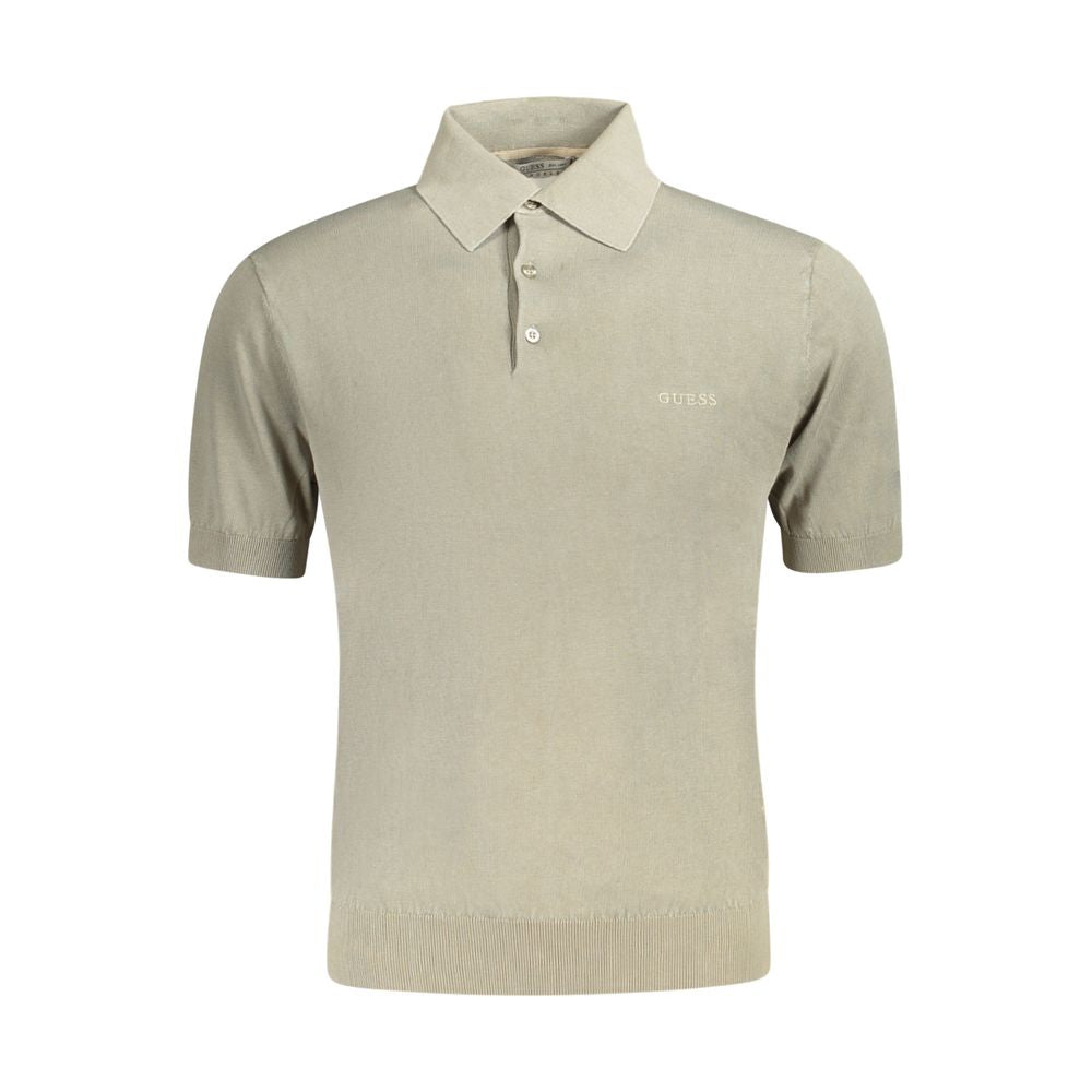 Guess Jeans Verde Baumwolle Herren-Poloshirt