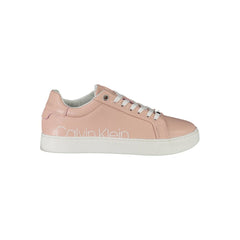 Calvin Klein Rosa Leren Dames Sneaker