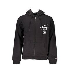Tommy Hilfiger Schwarzes Baumwoll-Sweatshirt für Herren