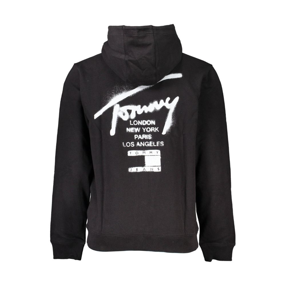 Tommy Hilfiger Schwarzes Baumwoll-Sweatshirt für Herren