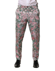 Dolce & Gabbana Multicolor Gebloemde Jacquard Broek