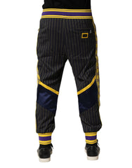 Dolce & Gabbana Woll-Jogginghose mit mehrfarbigen Streifen