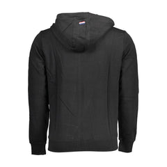 U.S. POLO ASSN. Schwarzer Herren-Kapuzenpullover aus Baumwolle