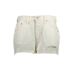 Levi's weiße Baumwoll-Damenshorts