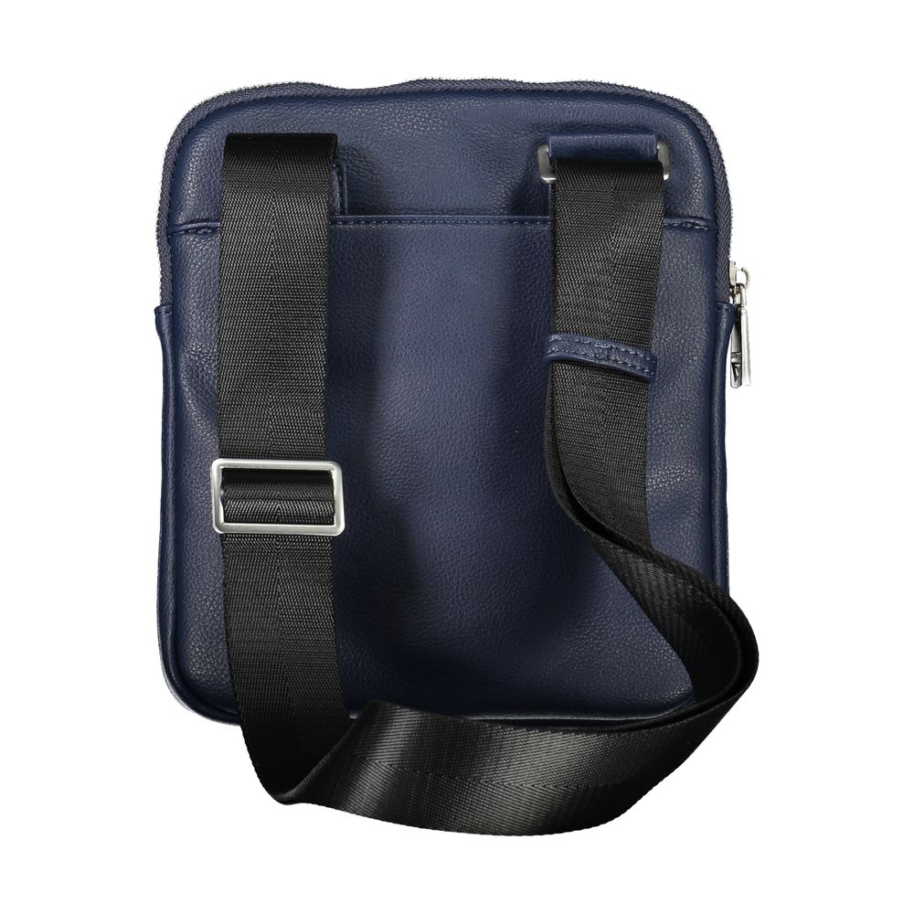 Guess Jeans blauwe polyurethaan heren schoudertas