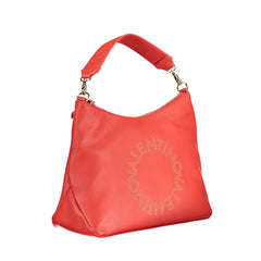 Mario Valentino Rosso Polyurethan Damen Handtasche