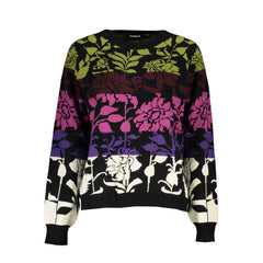 Desigual Schwarzer Polyester-Pullover
