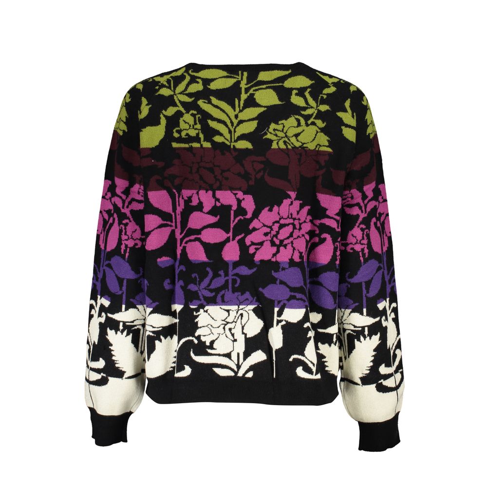 Desigual Schwarzer Polyester-Pullover