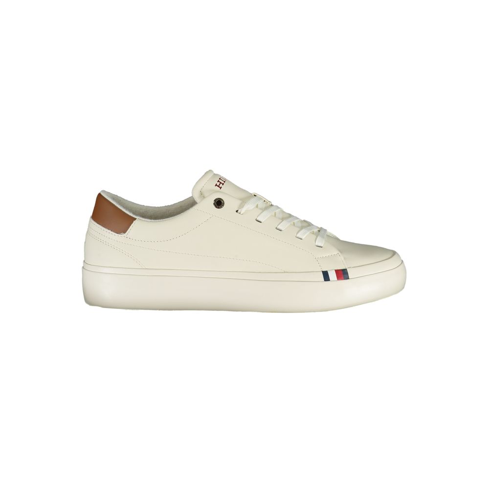 Tommy Hilfiger Weiß Polyurethan Herren-Sneaker