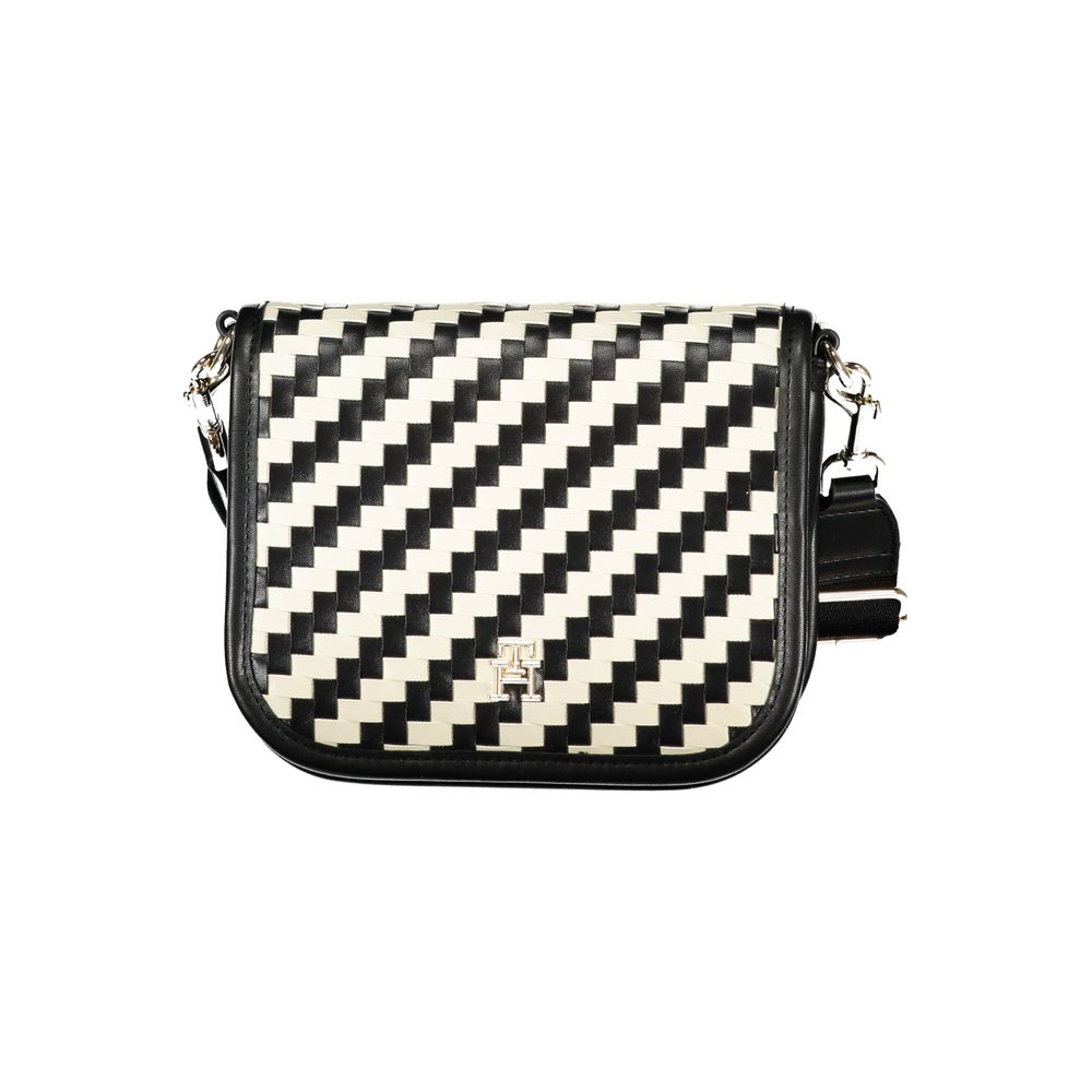 Tommy Hilfiger Schwarze Damenhandtasche aus Polyurethan