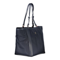 Tommy Hilfiger – Blaue Handtasche aus Polyester für Damen