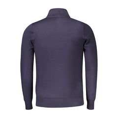 Coveri Moving Blue Viscose Men Sweater