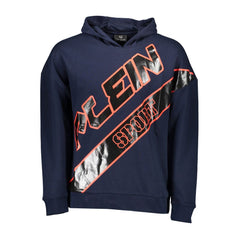 Plein Sport blaues Baumwoll-Herren-Sweatshirt
