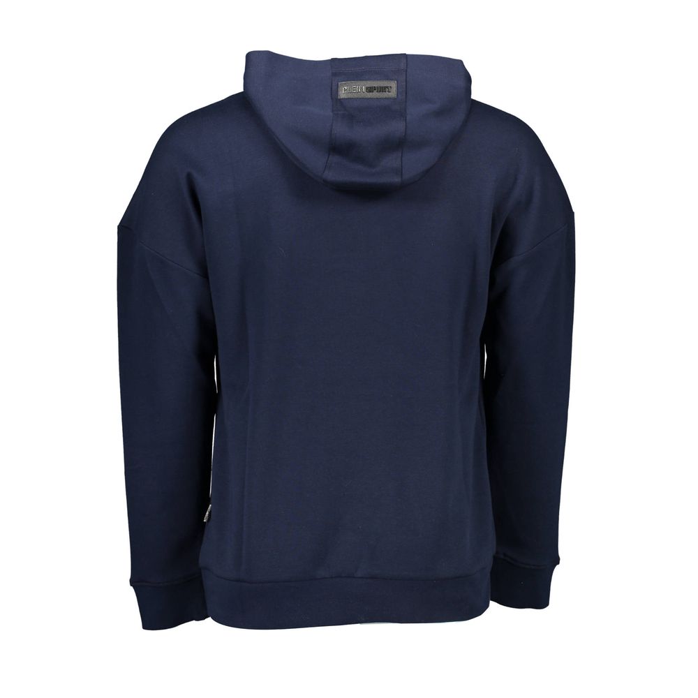 Plein Sport blaues Baumwoll-Herren-Sweatshirt