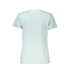 Levi's Azzurro Katoenen Dames T-shirt