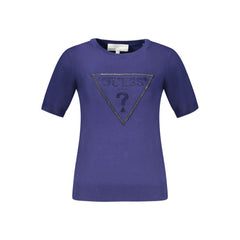 Guess Jeans Blauwe Viscose Dames Trui