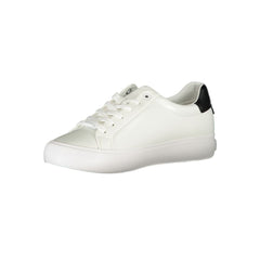 Calvin Klein Bianco Leren Dames Sneaker