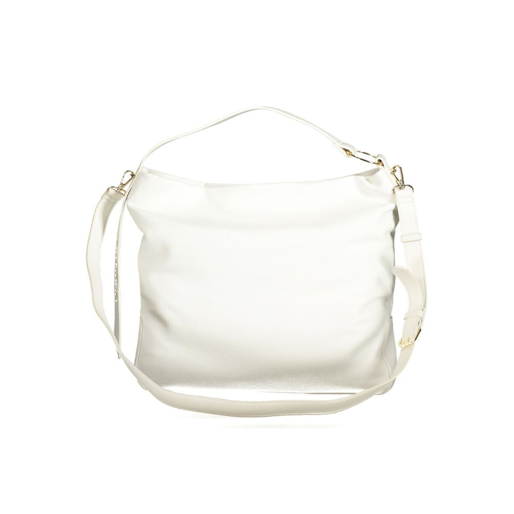 Mario Valentino Bianco Polyurethan Damenhandtasche