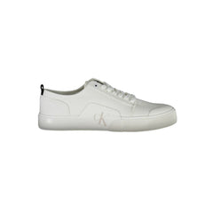 Calvin Klein Bianco Katoenen Herensneaker