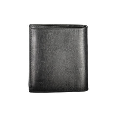 Calvin Klein Nero Leder Herren Geldbörse
