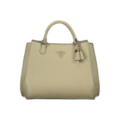 Guess Jeans Verde Polyurethan Damenhandtasche
