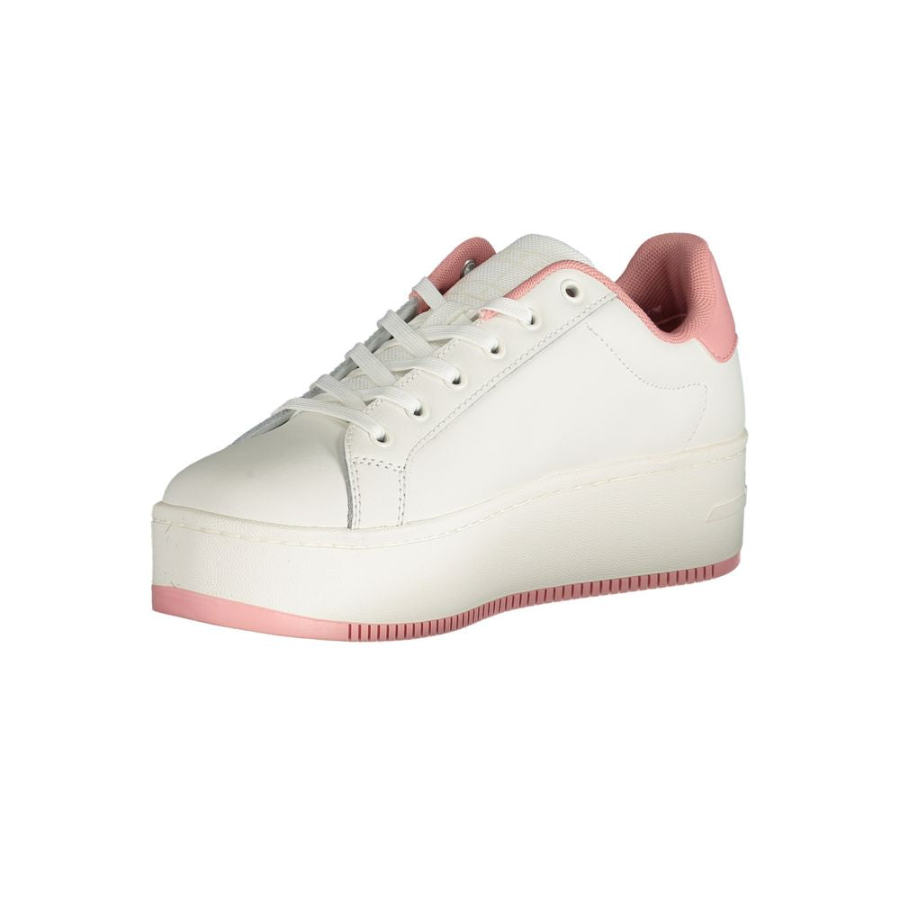 Tommy Hilfiger Rosa Leder Damen Sneaker