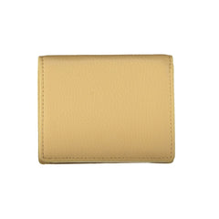 Coccinelle Beige Leder Damen Portemonnaie