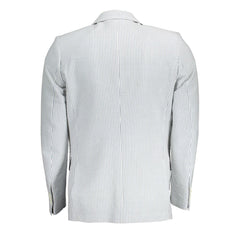 Gant White Cotton Men Jacket