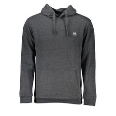 Sergio Tacchini Gray Cotton Men Sweater
