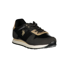 U.S. POLO ASSN. Zwarte Polyester Dames Sneaker