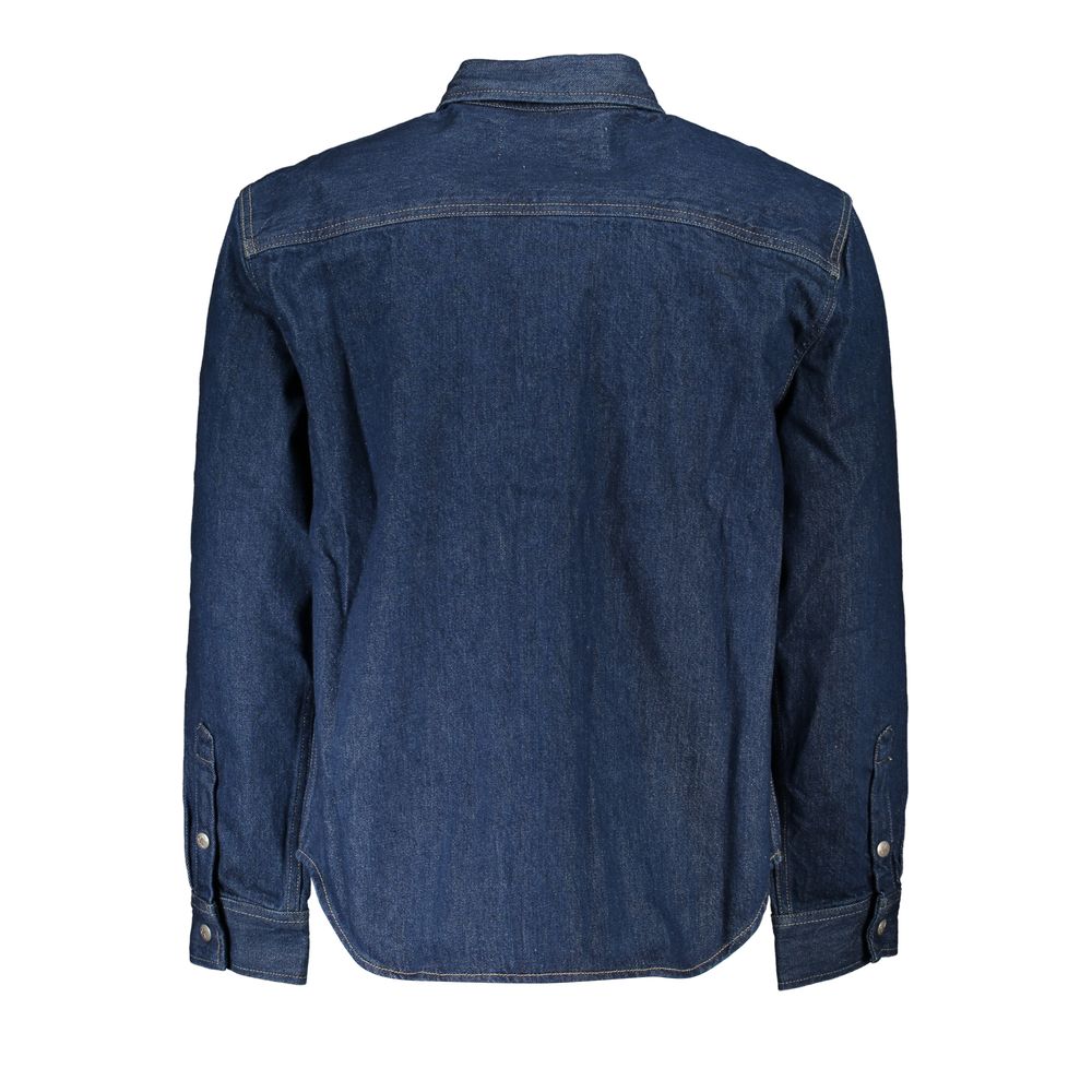 Calvin Klein Blu Katoenen Heren Jas