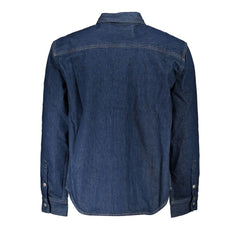 Calvin Klein Blu Katoenen Heren Jas