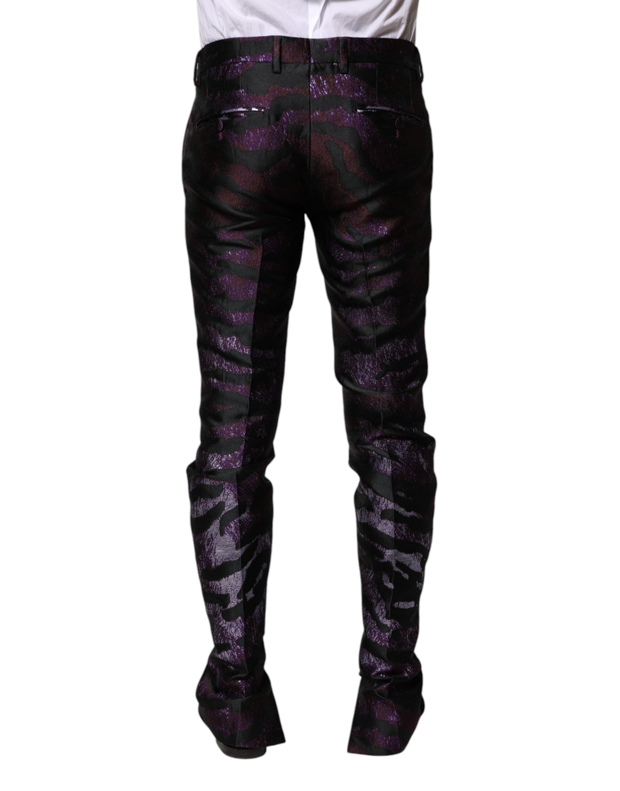 Dolce & Gabbana Veelkleurige Polyester Broek met Patroon