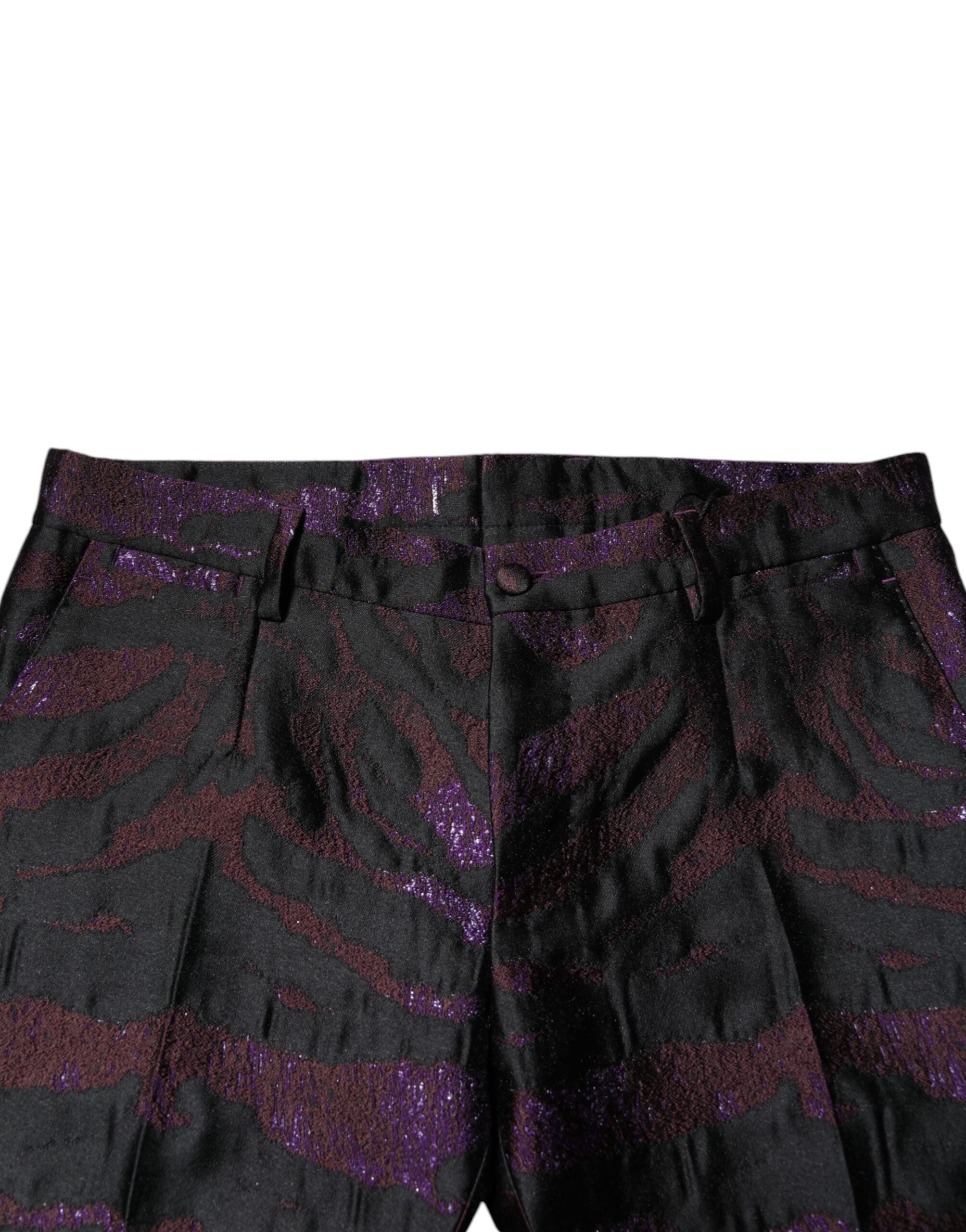 Dolce & Gabbana Veelkleurige Polyester Broek met Patroon