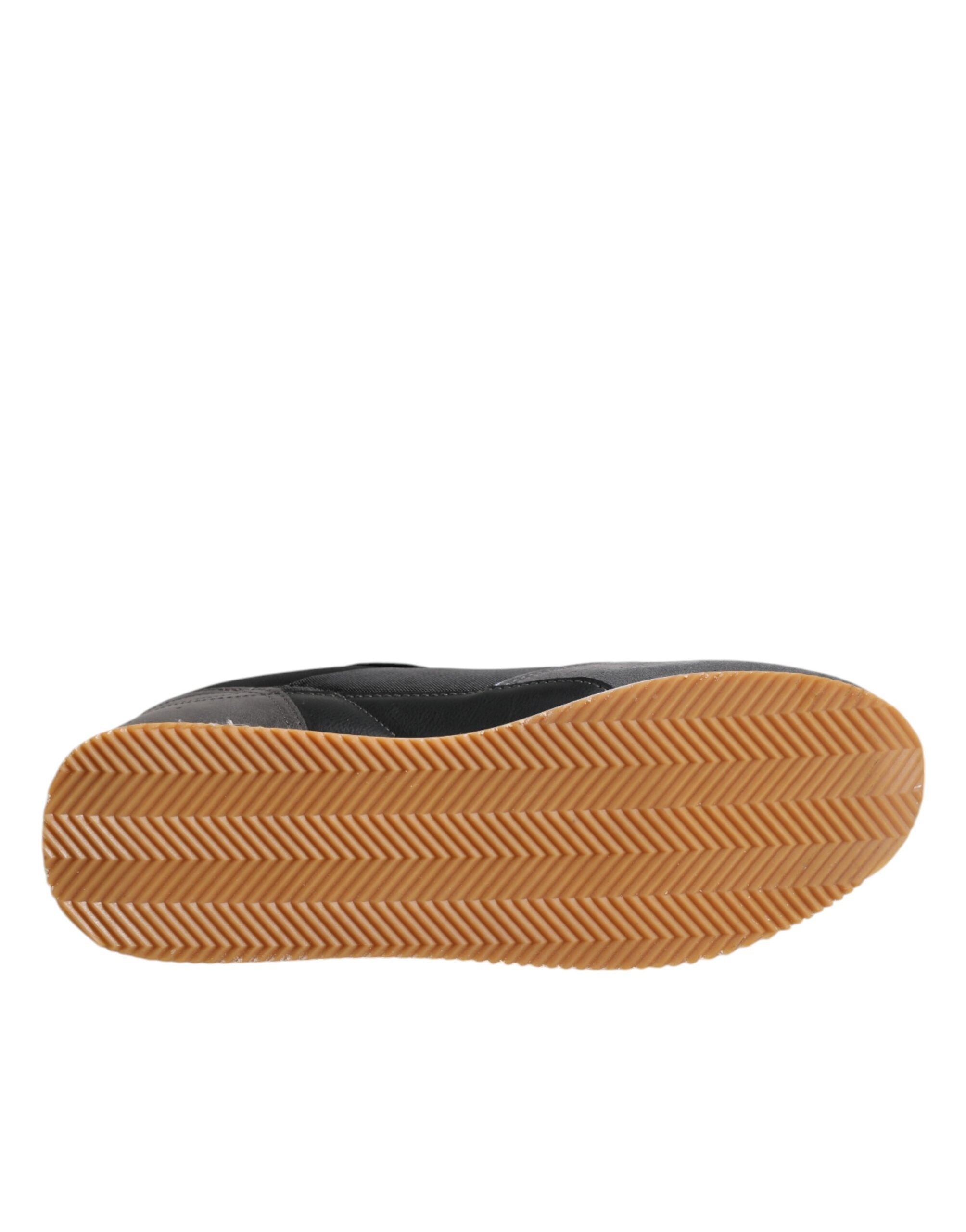 Trussardi Schwarze, graue, geschnürte Low-Top-Sneaker