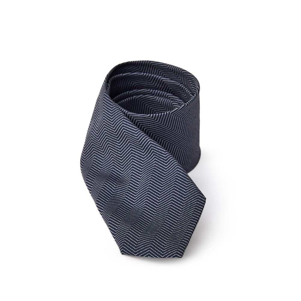 Jil Sander Krawatte aus blauer Seide